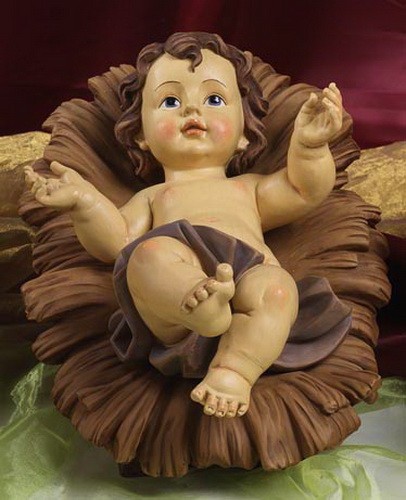 Baby jezus and crib