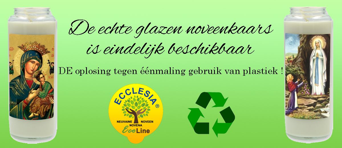 Vergissing fusie vochtigheid Glazen Noveenkaarsen - Ecclesia® EcoLine